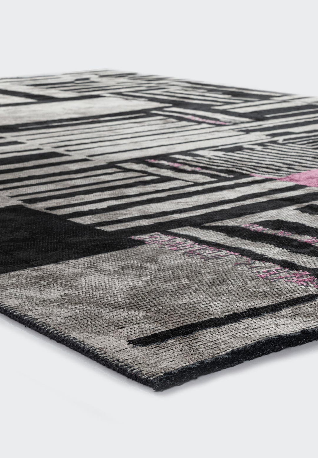 Oxford Black - Grey Rug