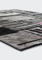 Oxford Black - Grey Rug