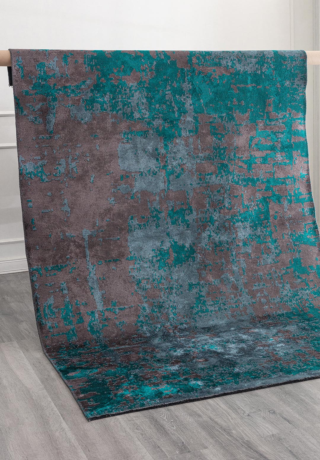 Corfu Dark Turquoise - Petrol Rug
