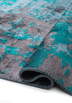 Corfu Dark Turquoise - Petrol Rug