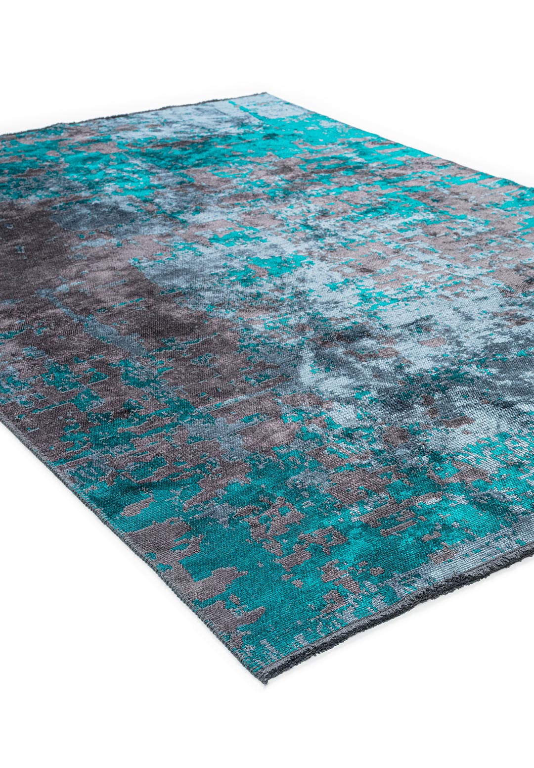 Corfu Dark Turquoise - Petrol Rug
