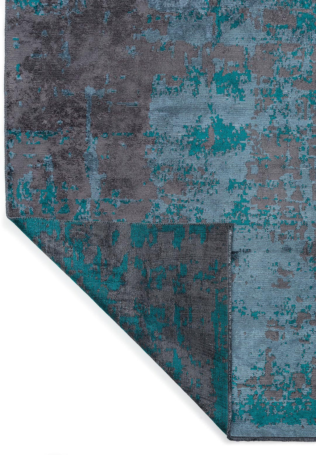 Corfu Dark Turquoise - Petrol Rug