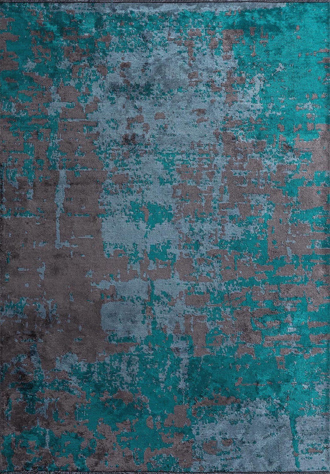 Corfu Dark Turquoise - Petrol Rug