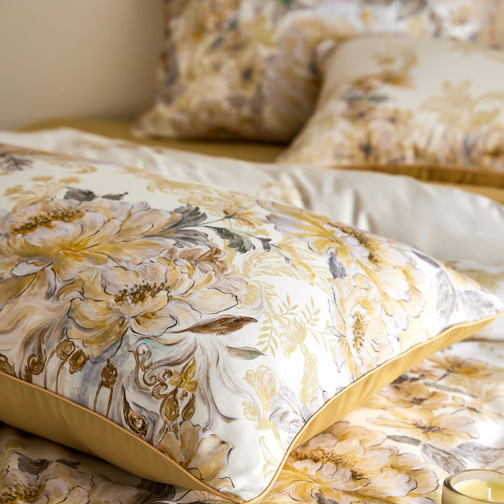 Veloria Floral Egyptian Cotton Bedding Set