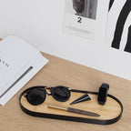 Bamboo Oval Tray Set