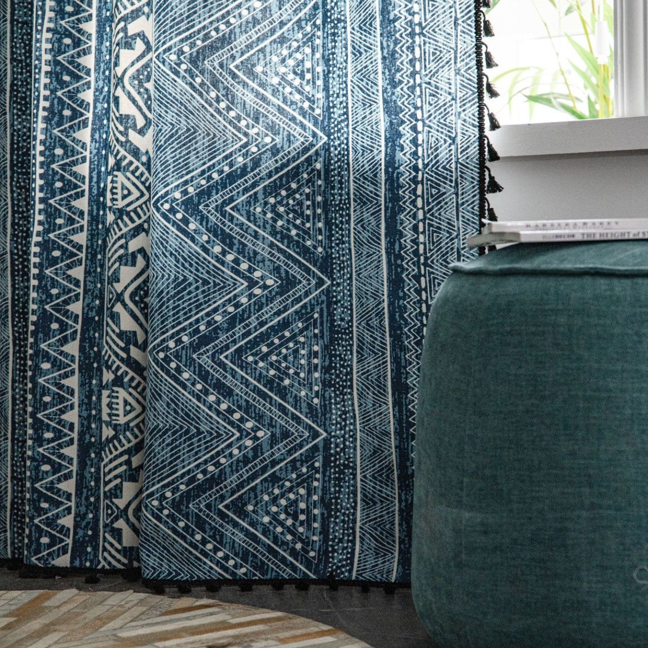 Ocean Tribe Tassel Curtain