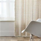 Beach Villa Striped Curtain