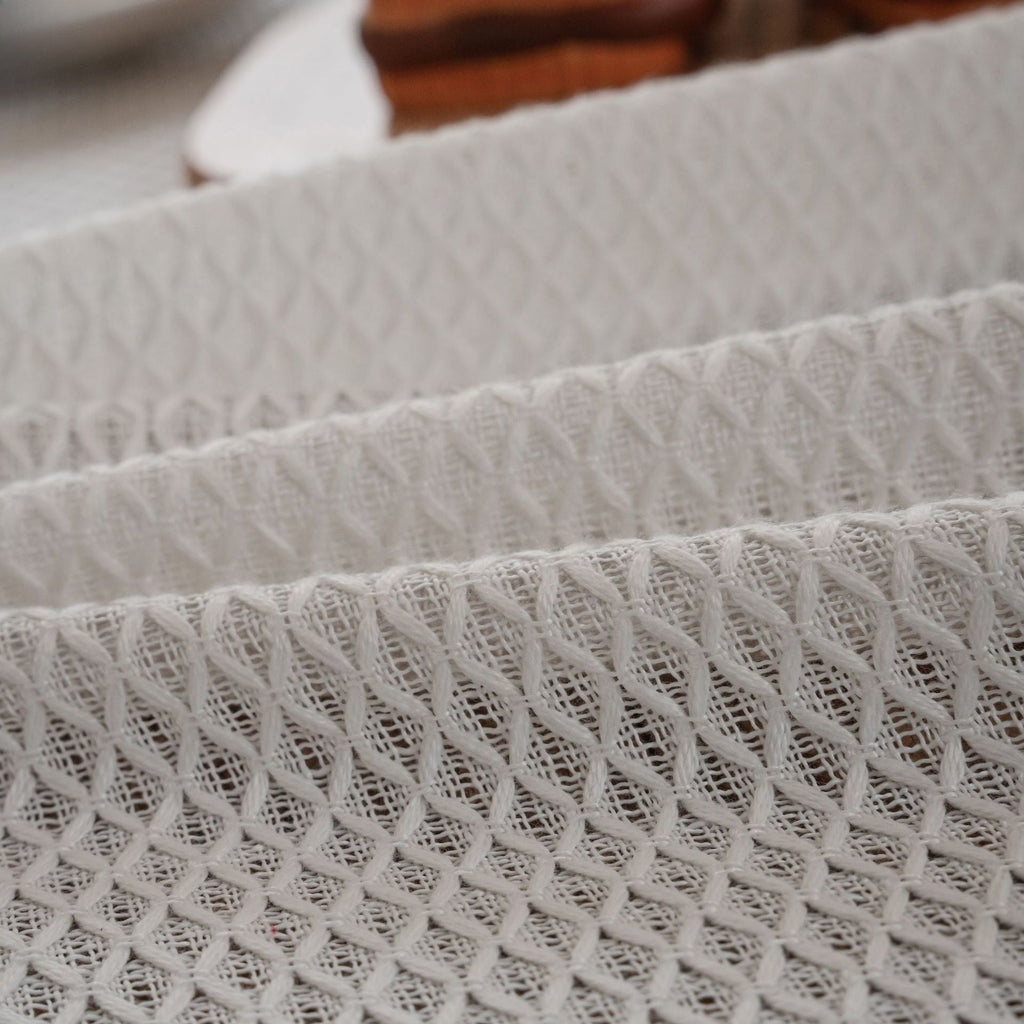 Waffle Tassel Tablecloth