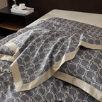 Alaric Chain Printed Luxury Egyptian Cotton Bedding Set