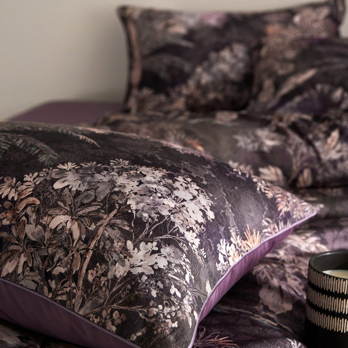 Savona Moonlit Canopy Botanical Egyptian Cotton Bedding Set
