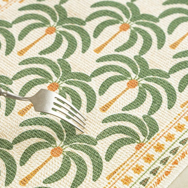 Palm Tree Table Runner