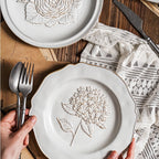 Botanical Embossed Plate