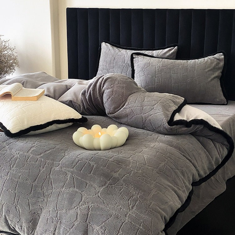 Lime Stone Noir Bedding Set