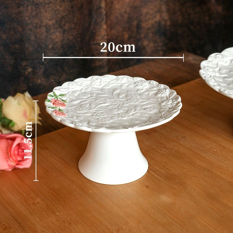 Floral Dream Rose Plate