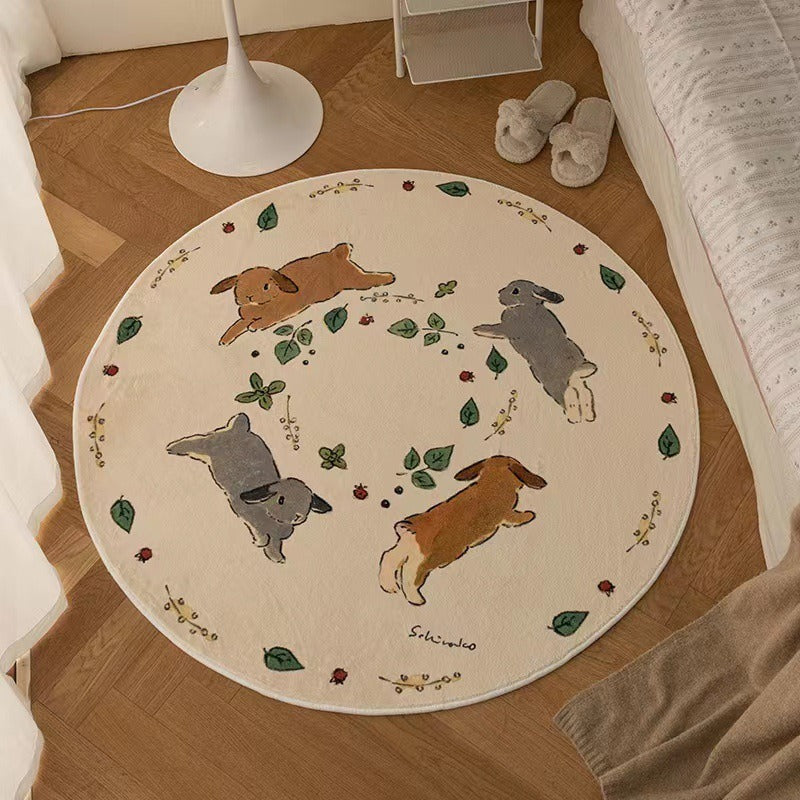 Bunny Party Rug - FINAL SALE
