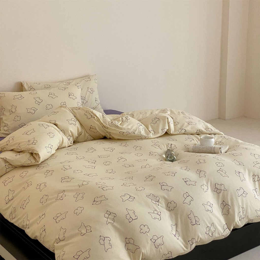 Poodle Bedding Set