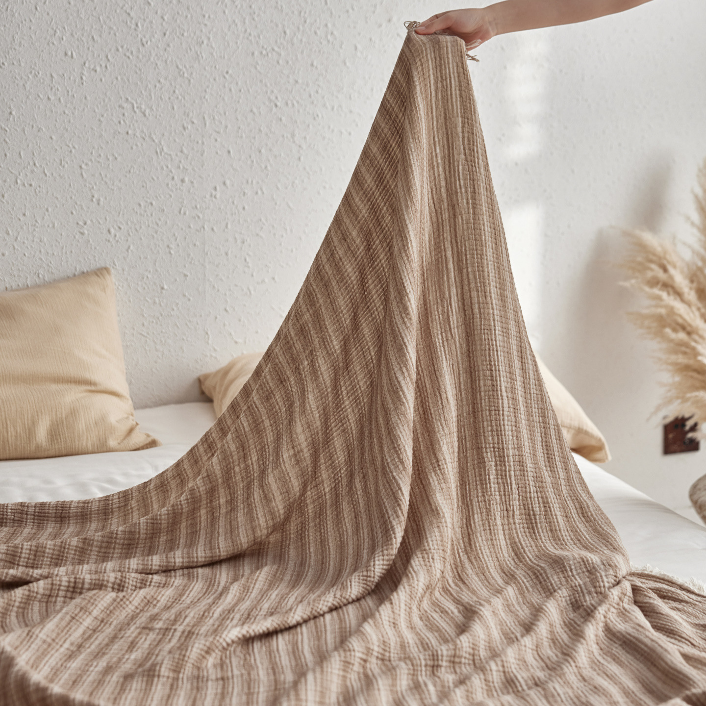 Woven Stripe Throw Blanket