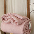 Minimalist Stripe Summer Quilted Blanket