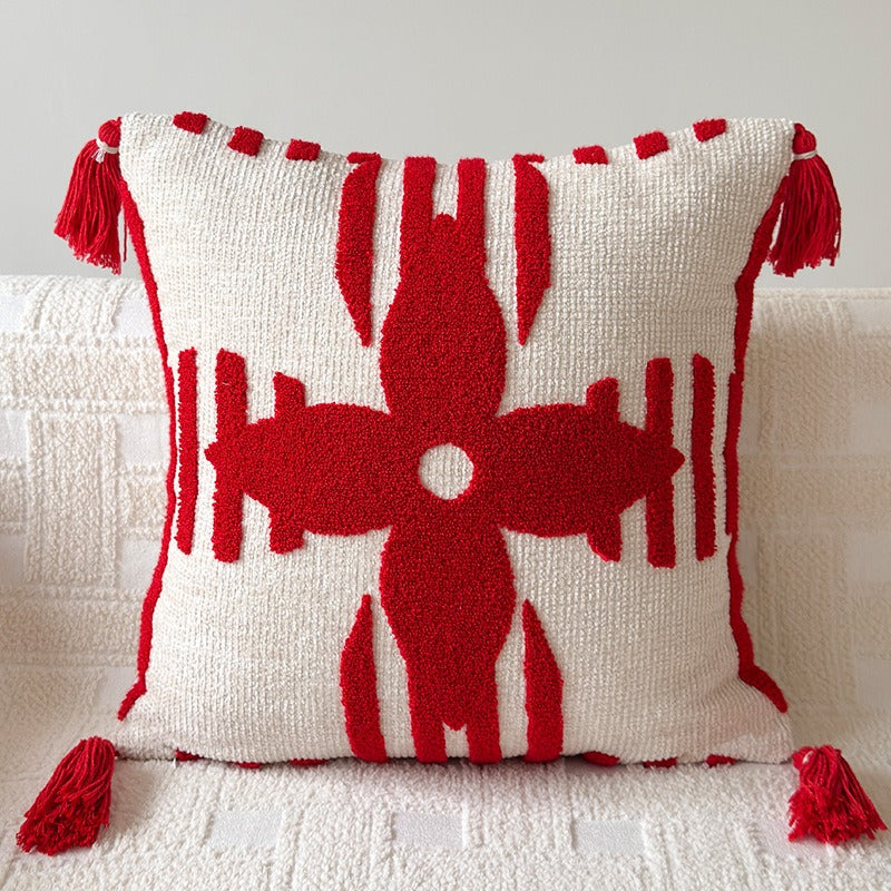 Crimson Knot Cushion Collection