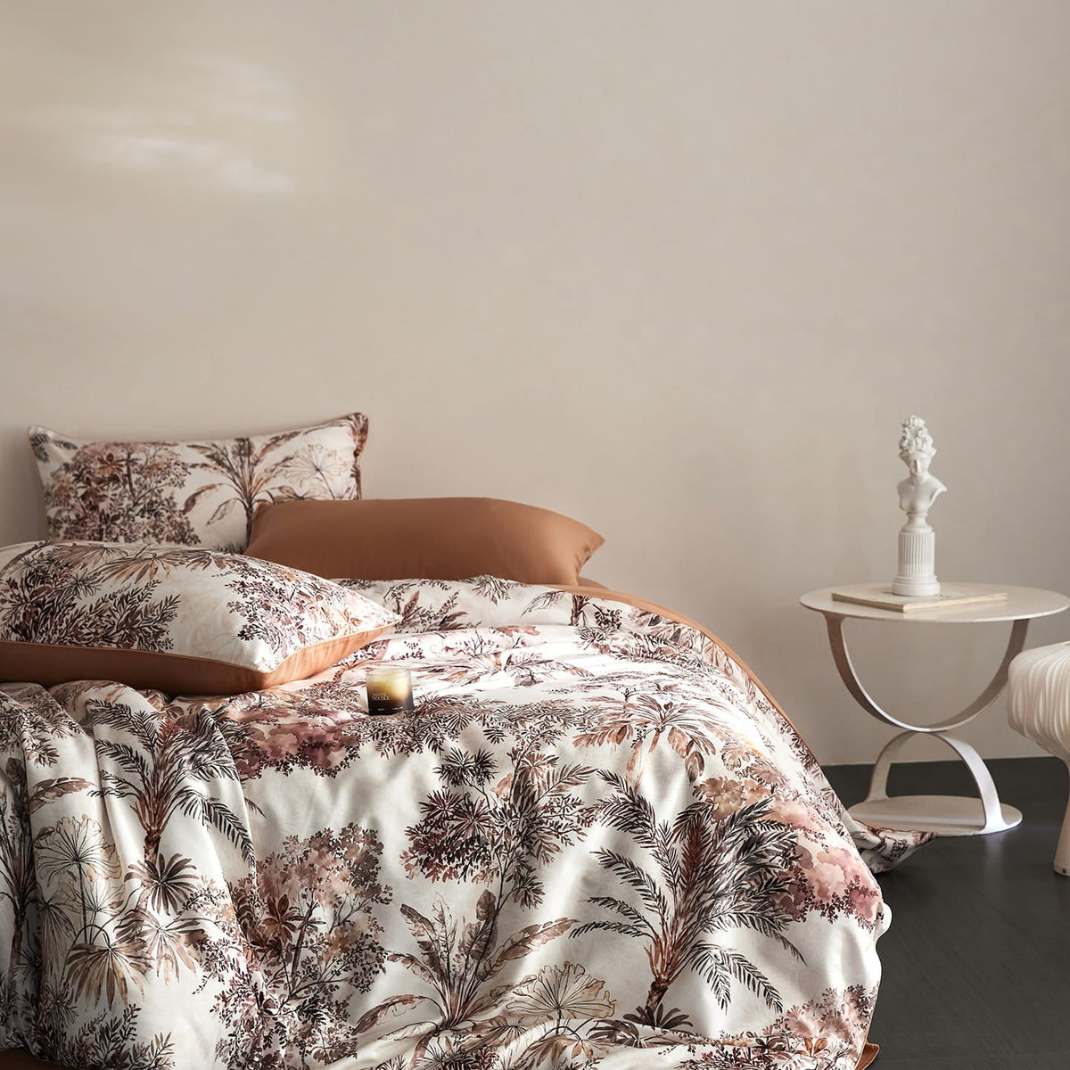 Savona Sunlit Canopy Botanical Egyptian Cotton Bedding Set