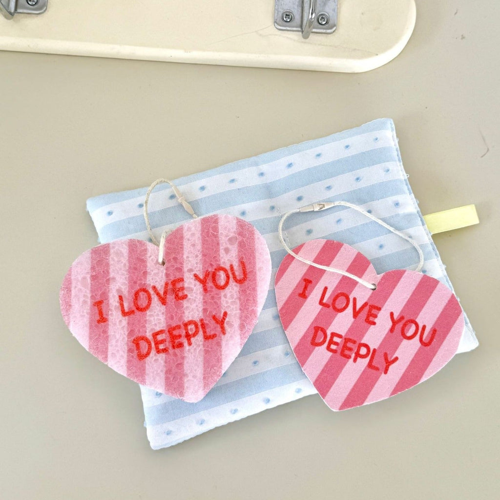 Love Heart Dish Sponge Set