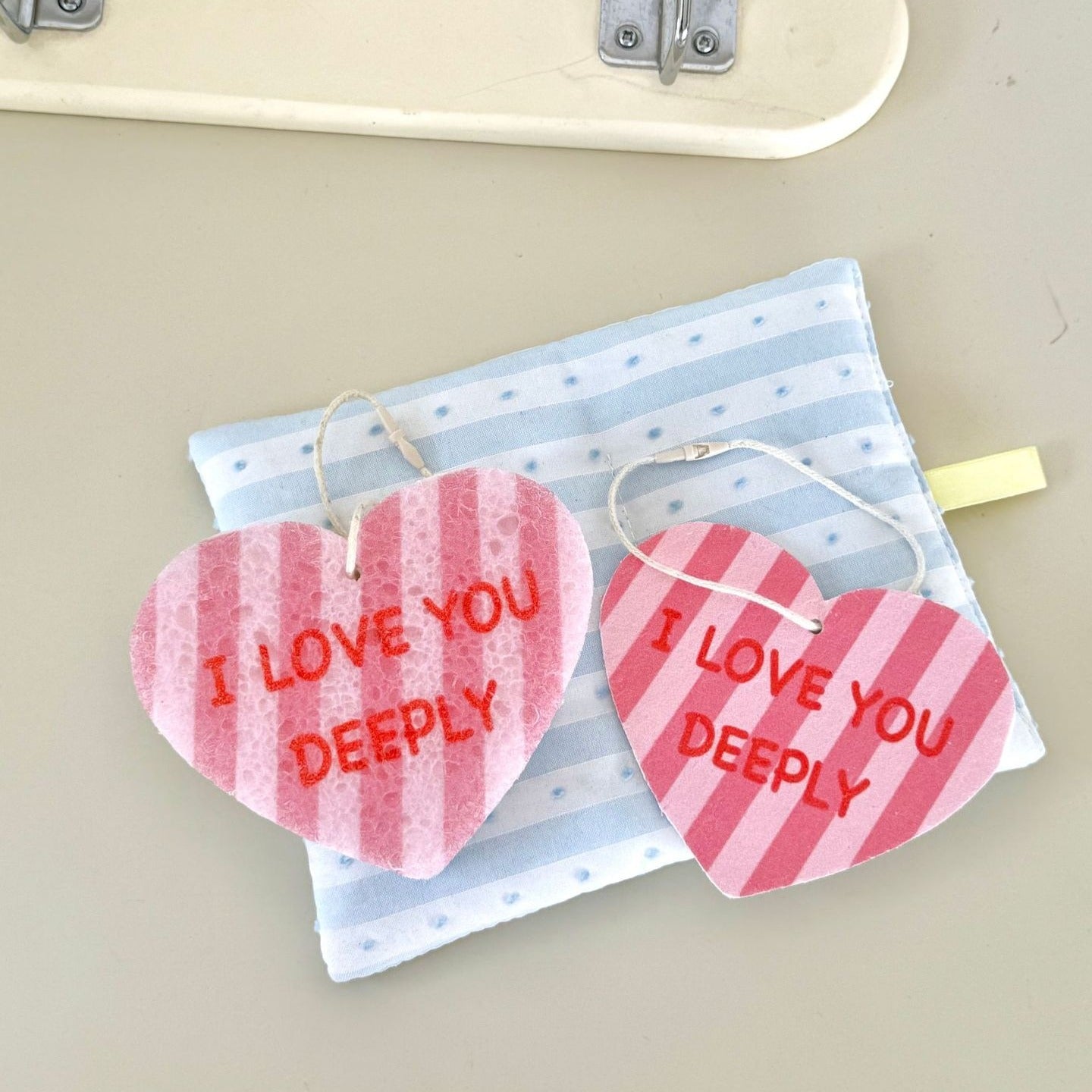 Love Heart Dish Sponge Set