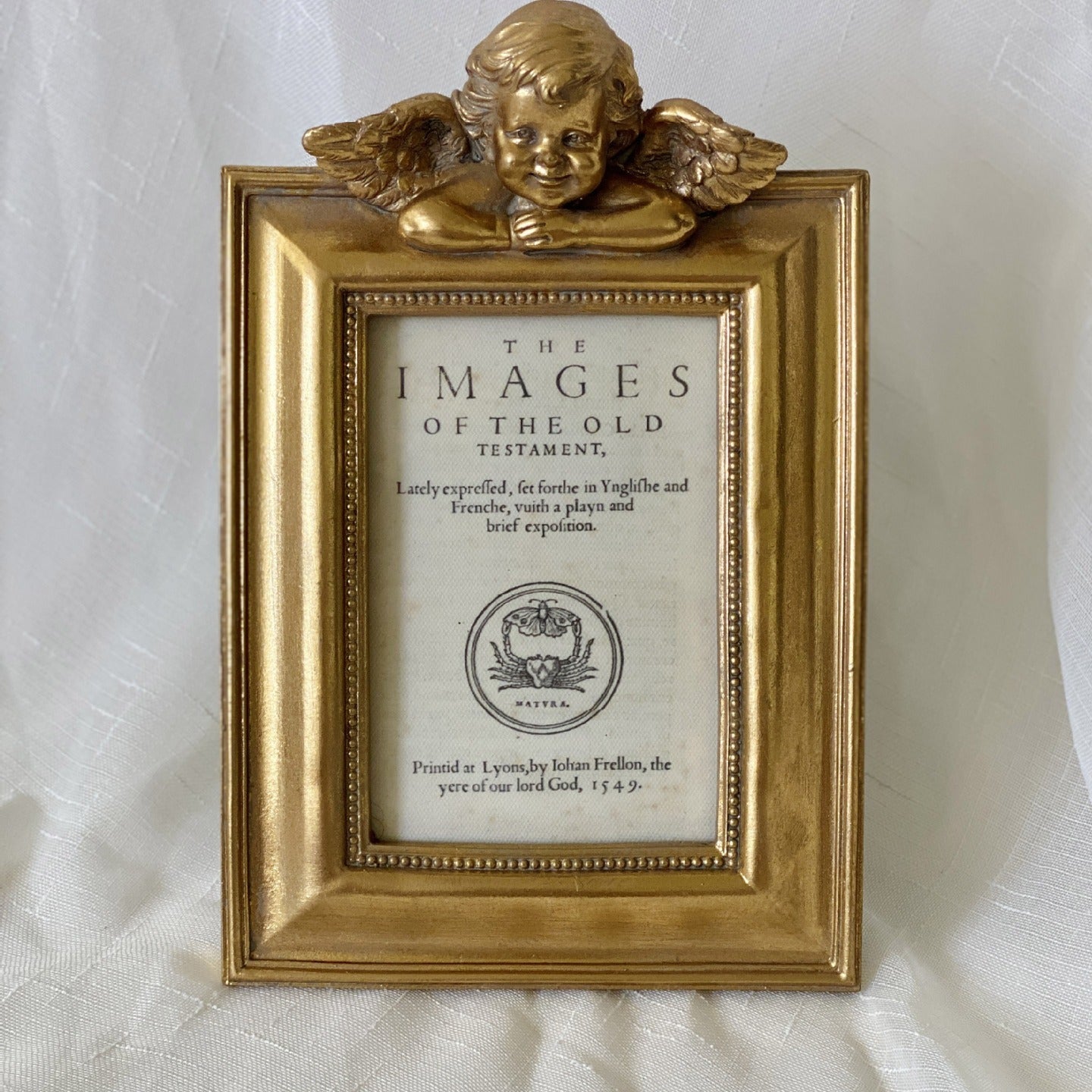 Regal Cherub Photo Frame