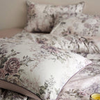 Cyria Pearl Garden Floral Egyptian Cotton Bedding Set