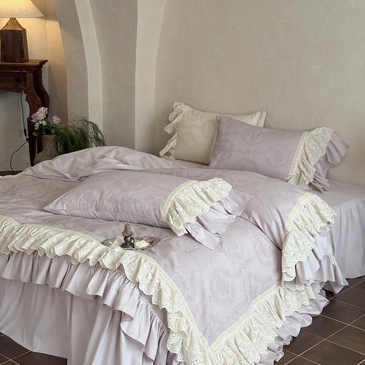 French Garden Frill Bedding Set