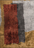 Hamburg Dark Terra - Mustard Rug