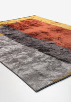 Hamburg Dark Terra - Mustard Rug