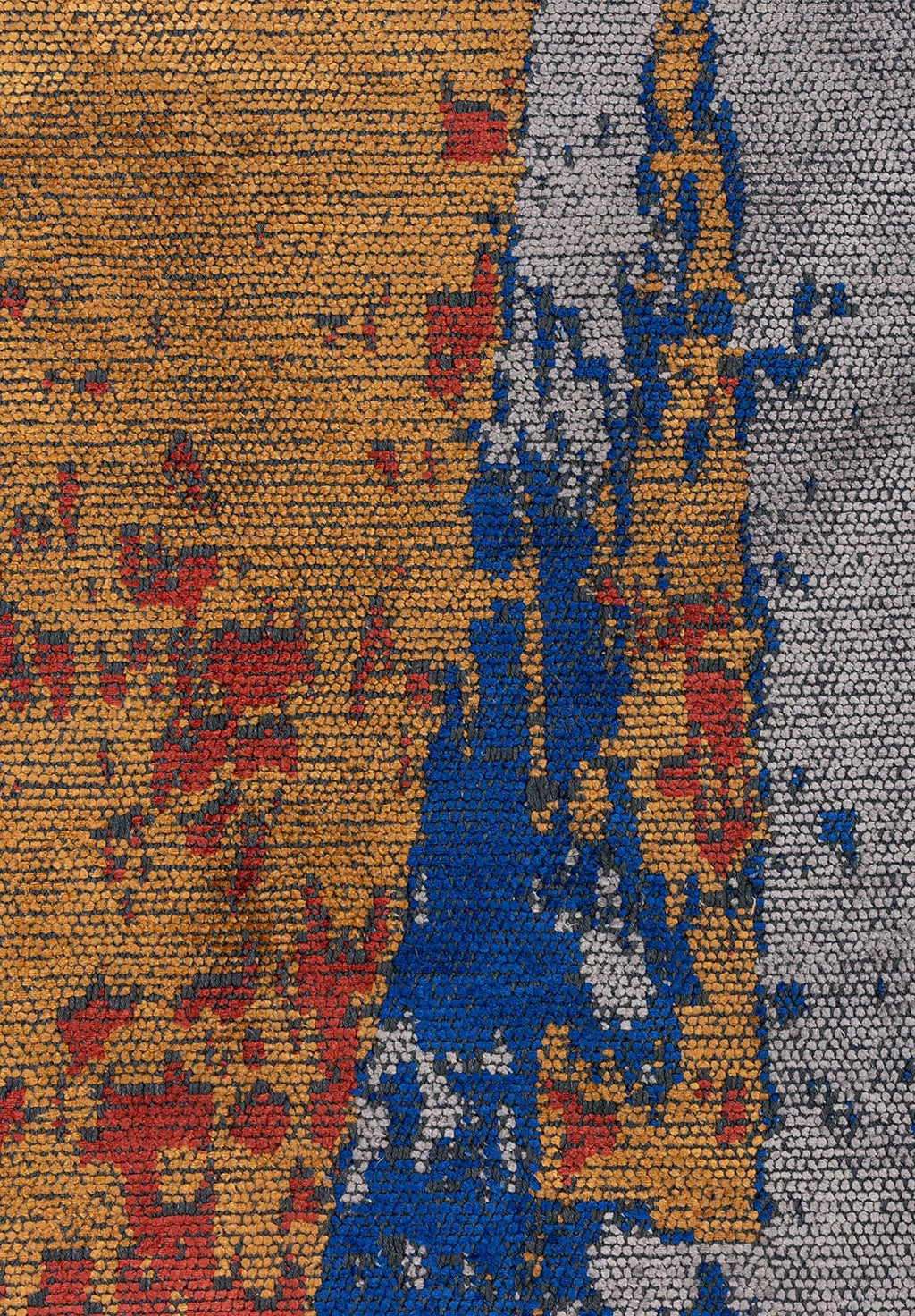 Cannes Dark Terra - Light Grey Rug