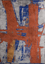 Cannes Dark Terra - Light Grey Rug