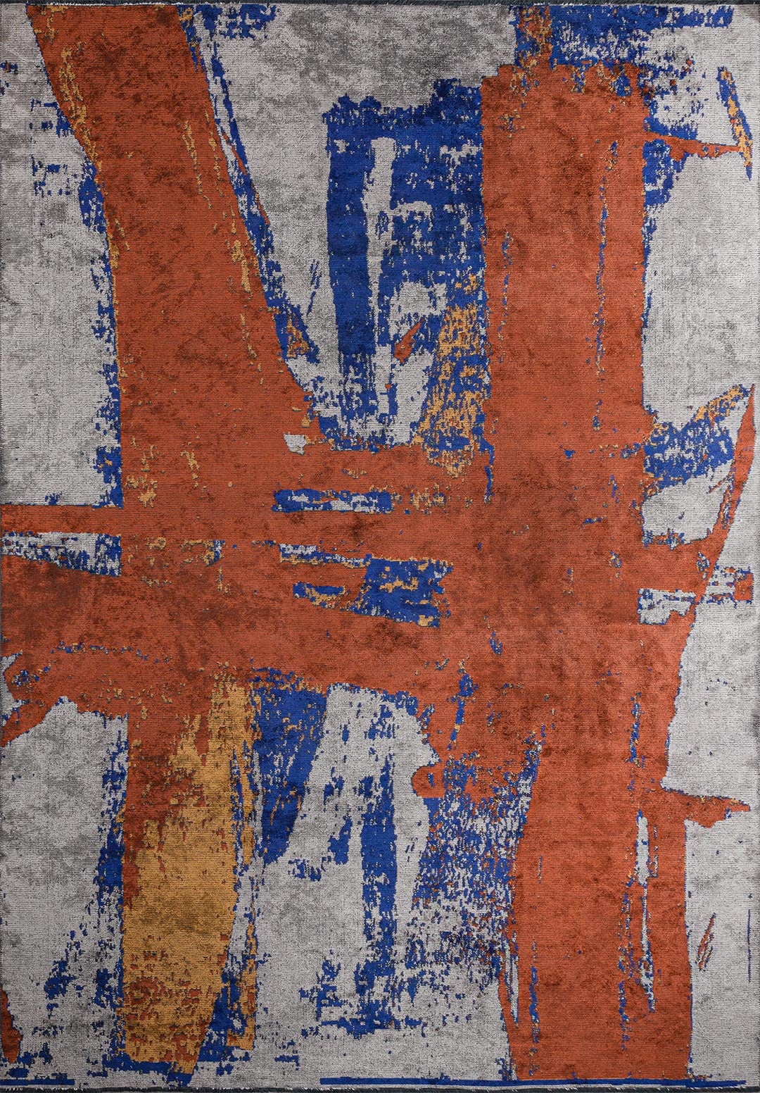Cannes Dark Terra - Light Grey Rug