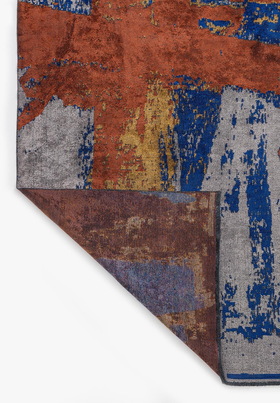 Cannes Dark Terra - Light Grey Rug