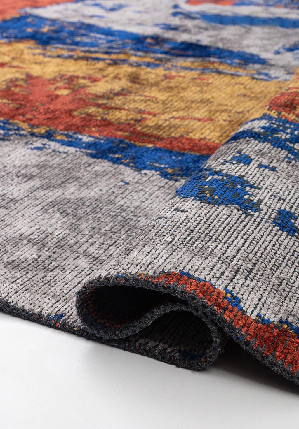 Cannes Dark Terra - Light Grey Rug