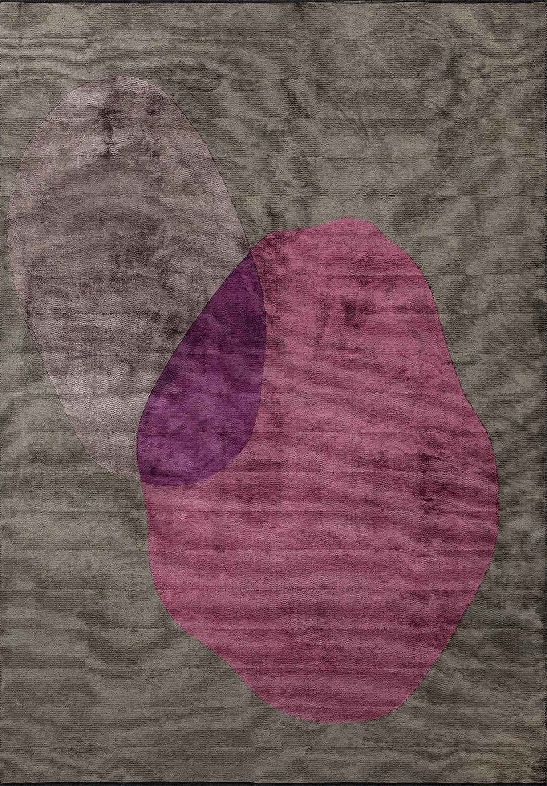 Marseille Pink - Grey Rug