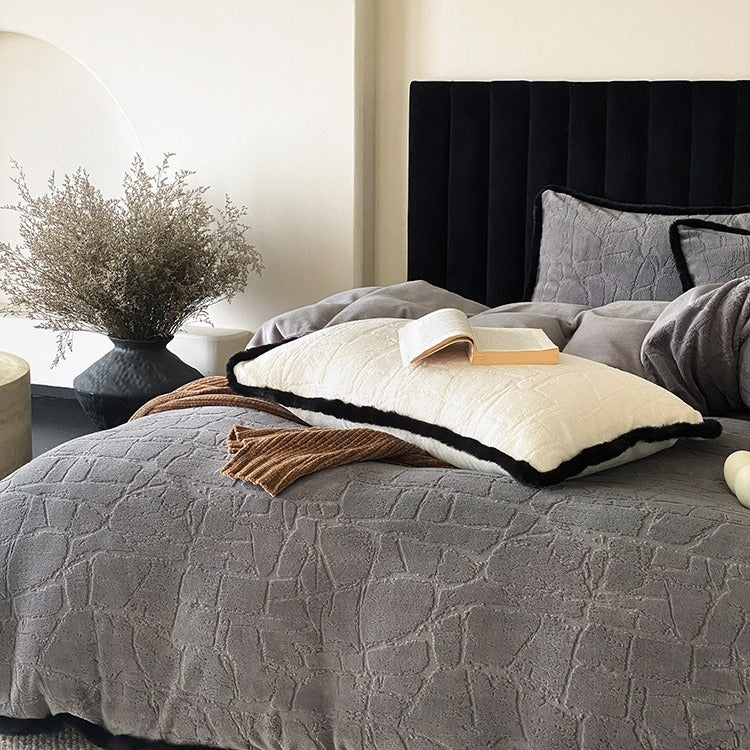 Lime Stone Noir Bedding Set