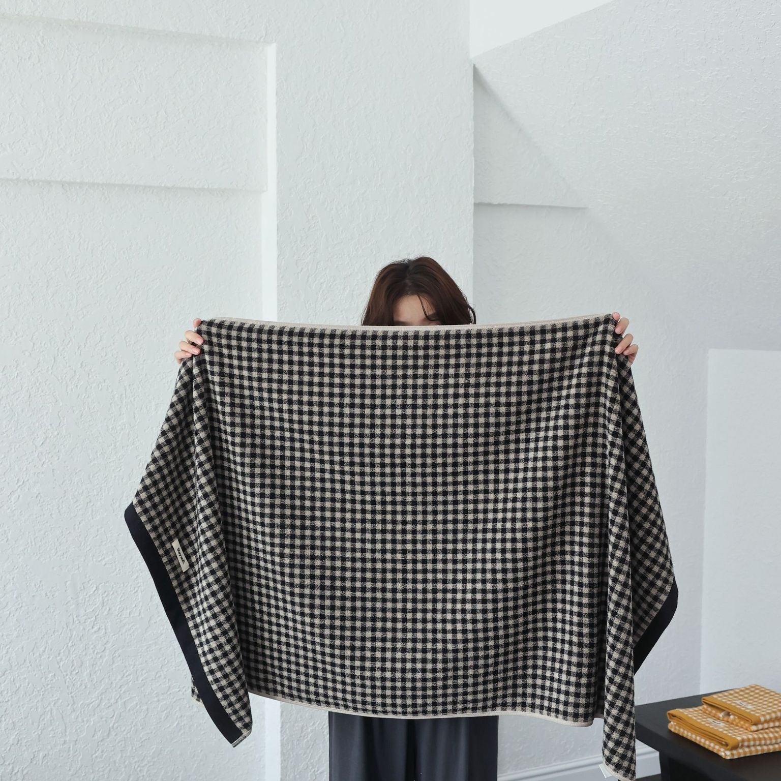 Minimalist Checkered Towel