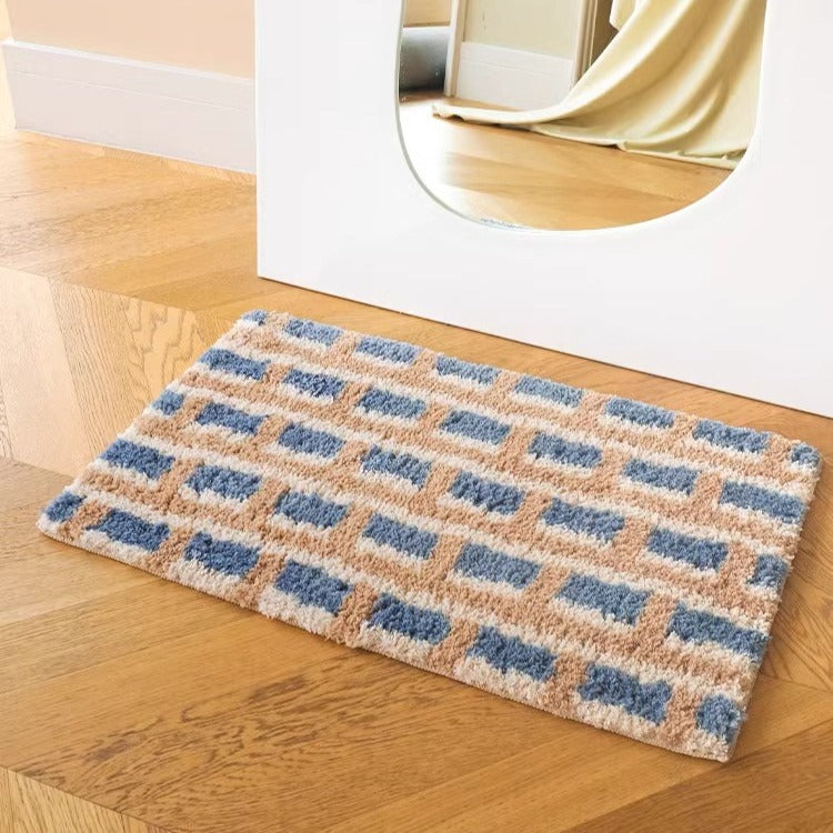 Sunny Tone Check Rug