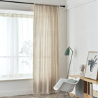 Beach Villa Striped Curtain