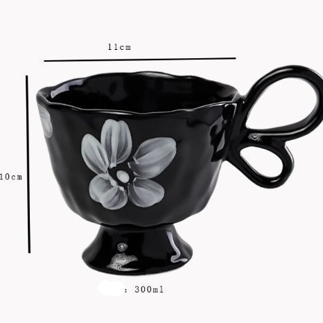 Butterfly Handle Mug