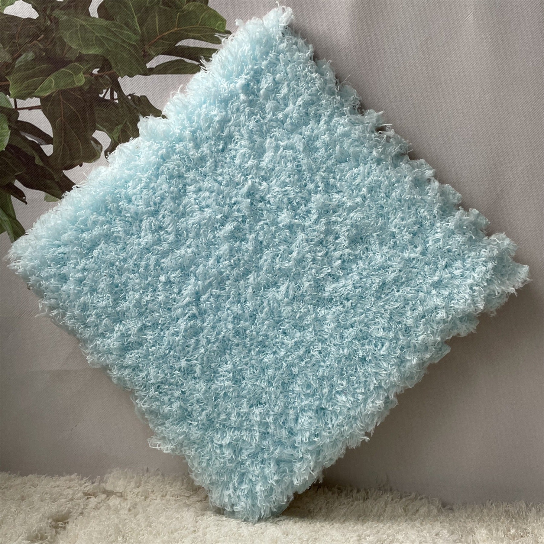Fluffy Puzzle Tile Set - Skyline Breeze