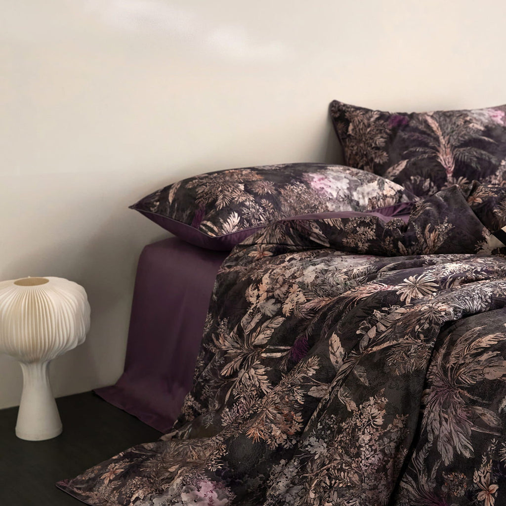 Savona Moonlit Canopy Botanical Egyptian Cotton Bedding Set
