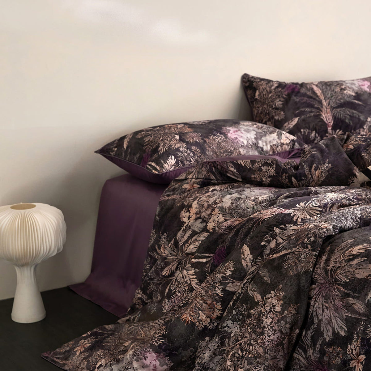 Savona Moonlit Canopy Botanical Egyptian Cotton Bedding Set