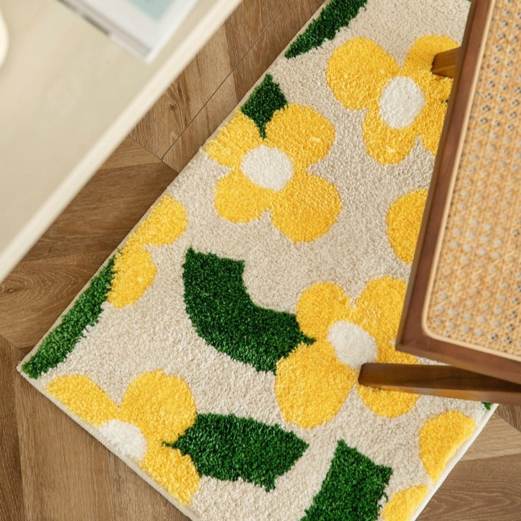 Pop Daisy Shaggy Rug