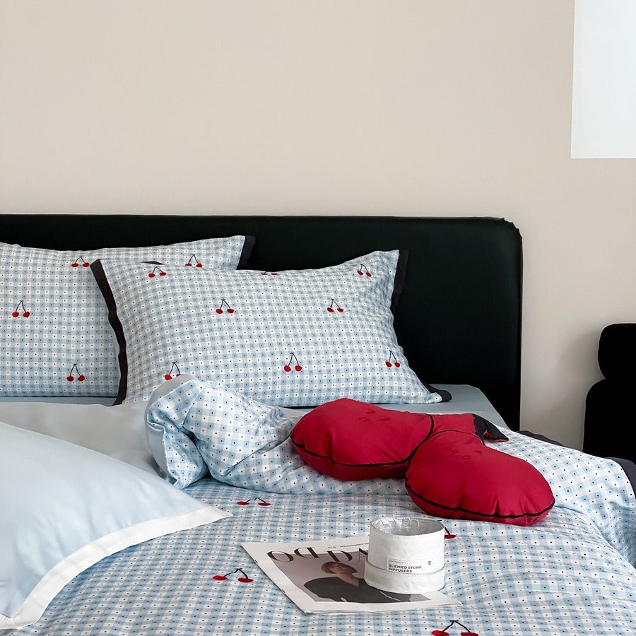 Cherry Soda Lyocell Bedding Set