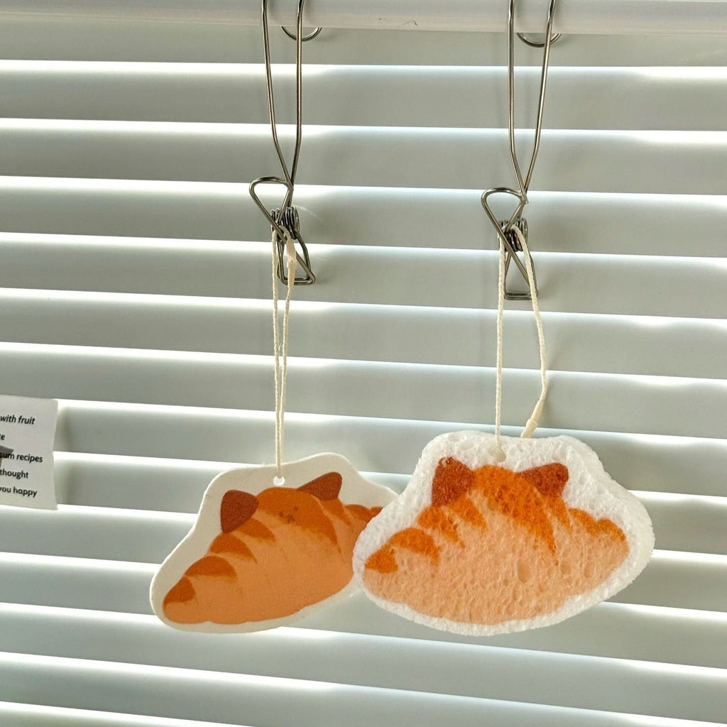 Bread Kitty Dish Sponge Set