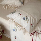 Wildflower Knot Linen Cotton Bedding Set