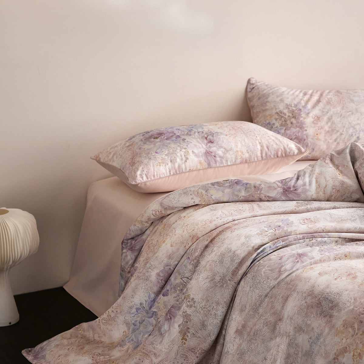 Evelisse Floral Egyptian Cotton Bedding Set